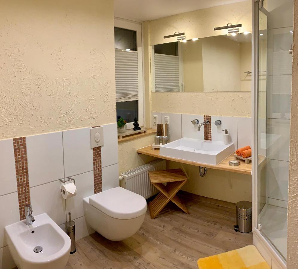 Ferienwohnung Janus Altstadt-Hameln Haus 1 Inklusive Parkplatz Mit Und Ohne Balkon Hamelin Ngoại thất bức ảnh